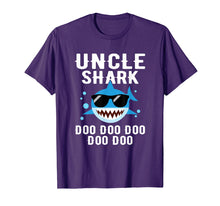 Load image into Gallery viewer, Uncle Shark Doo Doo Doo Funny Gifts Cute Family Shirt