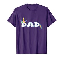 Load image into Gallery viewer, Unicorn Birthday Shirt Girl Funny Dad Fathers Day Gift