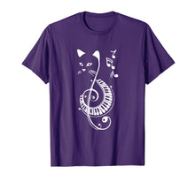 Load image into Gallery viewer, Cat lovers gifts-Musical Cat-Cat lovers Shirt Musician Gift