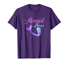 Load image into Gallery viewer, Mermaid Of Honor Maid Bridesmaid Tshirt Mother's Day Gift