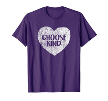 Load image into Gallery viewer, Anti Bullying Choose Kind Shirt Teacher T-Shirt Heart Helmet