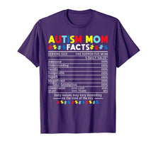 Load image into Gallery viewer, Autism Mom Facts One Supportive Mom Awareness Gift T-Shirt