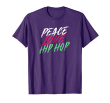 Load image into Gallery viewer, Peace Love Hip Hop Dancing TShirt For Women Men Kids