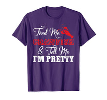 Load image into Gallery viewer, Feed Me Crawfish & Tell Me I'm Pretty Women's Crawfish Shirt