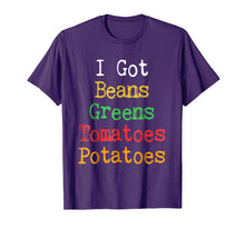 Load image into Gallery viewer, 2018 Thanksgiving I Got Beans Greens Tomatoes Potatoes Shirt