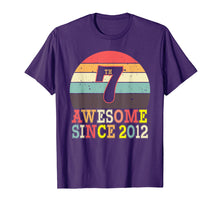 Load image into Gallery viewer, 7th Birthday Vintage 7 Years Old TShirt