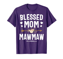 Load image into Gallery viewer, Blessed Mom And Mawmaw Mothers Day T-Shirt