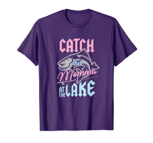 Load image into Gallery viewer, Catch This Momma At Lake Fishing Canoe Fisherwoman T-Shirt