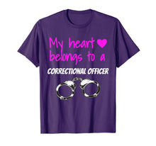 Load image into Gallery viewer, Correctional Officer Wife T Shirt Corrections Girlfriend Tee
