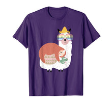Load image into Gallery viewer, Funny Sloth Riding llama Alpaca T-Shirt