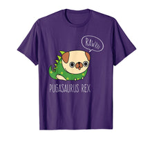 Load image into Gallery viewer, Pug Halloween Shirt Pugasaurus Rex Pug Dog Costume