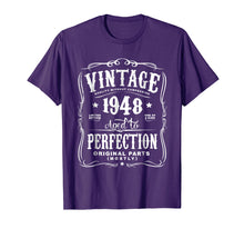 Load image into Gallery viewer, Vintage Made In 1948 T-Shirt 70th Birthday Gift