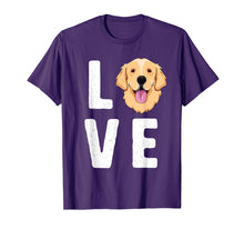 Load image into Gallery viewer, LOVE Golden Retrievers T-Shirt for Women KIds Dog Pet Gift