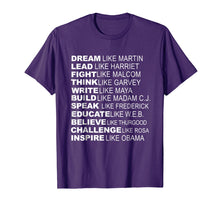 Load image into Gallery viewer, Inspirational Black History Influential Black Leaders Tee