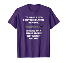 Load image into Gallery viewer, Oboe T-Shirt - Funny Smart Oboe Player