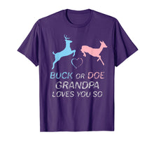 Load image into Gallery viewer, Buck or Doe Baby Gender Reveal Grandpa T-Shirt