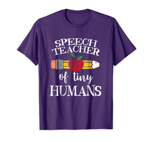 Load image into Gallery viewer, Speech Teacher of Tiny Humans Shirt - Team T-Shirt Gifts