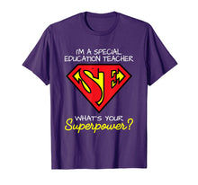 Load image into Gallery viewer, Superhero Special Education Teacher Shirt