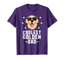 Load image into Gallery viewer, Coolest Golden Dad T-Shirt for Men Retriever New Dog Owner