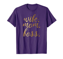 Load image into Gallery viewer, Gold Wife Mom Boss Shirt Wife Shirt