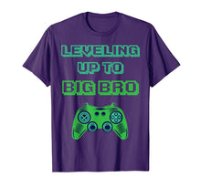 Load image into Gallery viewer, Leveling Up To Big Bro Gamer New Promoted To Brother T-Shirt