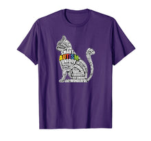 Load image into Gallery viewer, Autism Awareness Cat T Shirt - Gift for Autistic Teacher
