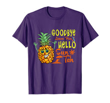 Load image into Gallery viewer, goodbye lesson plan hello sun tan pineapple shirt teacher