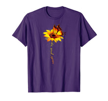 Load image into Gallery viewer, Sunflower Butterfly Never Give Up MS Awareness TShirt