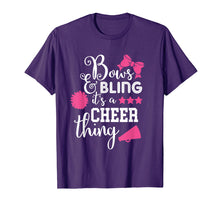 Load image into Gallery viewer, Bows & Bling It's A Cheer Thing Cheerleading T-Shirt