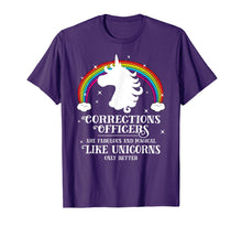 Load image into Gallery viewer, Corrections Officers Magical Like Unicorns Funny Tshirt Gift