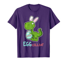 Load image into Gallery viewer, Eggs Cellent Easter Bunny T-Rex Dinosaur T Shirt Gift