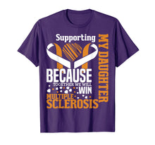 Load image into Gallery viewer, Daughter Multiple Sclerosis Awareness Orange Ribbon T Shirt
