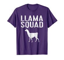 Load image into Gallery viewer, Llama Squad T-Shirt Animal Lover Gift Shirt