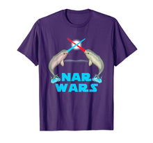 Load image into Gallery viewer, Funny Narwhal Shirt The Great Nar Wars Parody T-Shirt