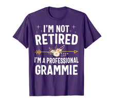 Load image into Gallery viewer, I'm Not Retired I'm A Professional Grammie Mothers Day Gifts T-Shirt