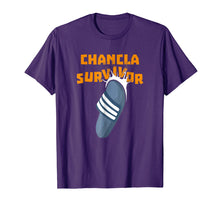 Load image into Gallery viewer, Chancla Survivor T-shirt Funny Spanish Joke Tee