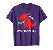Load image into Gallery viewer, I Am Unstoppable - Funny T-rex Dinosaur Xmas T-Shirt