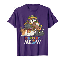 Load image into Gallery viewer, Cinco De Meow Mariachi Cat Lovers Cinco De Mayo T-Shirt