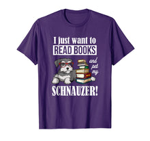 Load image into Gallery viewer, Schnauzer Tshirt - Schnauzer Gifts - books