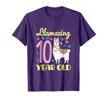 Load image into Gallery viewer, Llama Birthday Shirt - 10th Birthday