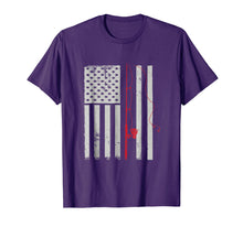 Load image into Gallery viewer, American Flag Patriotic Fishing Pole Outdoorsman T-Shirt