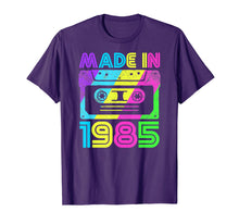Load image into Gallery viewer, Made In 1985 Cassette Birthday Outfit 80s Party Wear Tee