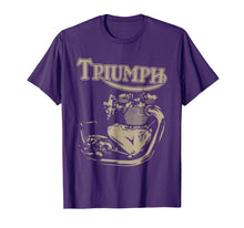 Load image into Gallery viewer, New Triumph Engine Motorcycle Cycling Tshirt