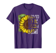 Load image into Gallery viewer, Blessed To Be Called Mimi Sunflower Grandma Mothers Day Gift T-Shirt