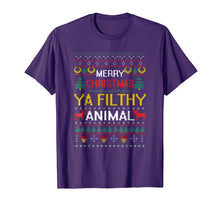 Load image into Gallery viewer, Filthy Animal Ya Merry Christmas Ugly Sweater T-Shirt