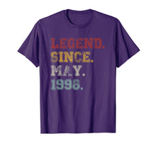 Load image into Gallery viewer, Legend Since May 1998 21st Birthday 21 Years Old TShirt