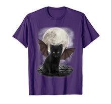 Load image into Gallery viewer, Gothic Bat Cat Shirt Vampire Funny Gifts Cats Lover T-Shirt
