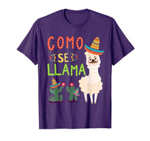 Load image into Gallery viewer, Como Se Llama Funny Cinco De Mayo Mexican T Shirt