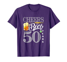 Load image into Gallery viewer, 50th Birthday Shirt Cheers And Beers To 50 Years T-Shirt