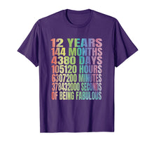 Load image into Gallery viewer, Kids 12 Years Old 144 Months TShirt 12th Birthday Gift Ideas